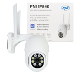 Juhtmevaba videovalvekaamera PNI IP840 WiFi, PTZ, 8MP 4K, micro SD pesa, iseseisev, AI funktsioonid
