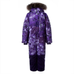 Huppa T&uuml;drukute talvekombe JETTA, Lilac Pattern/ Dark Lilac