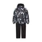 Huppa Poiste talvekomplekt WINTER 4, black pattern/ black