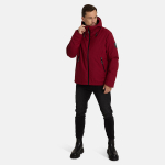 Huppa Meeste talvejope HEIKKI, dark red