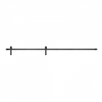 Liugukse Siinide Komplekt, 300x4x0.6 cm, Must, S&uuml;siteras
