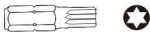 Otsik Jonnesway Torx T45, 30 mm, 10 tk.