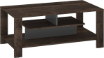 Kohvilaud Meblocross Slide Sli-06, tumepruun/hall