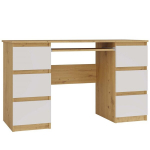 Kirjutuslaud Top E shop Kuba, pruun/valge