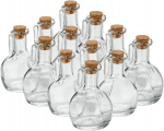 150 ml klaaspudelid korkidega, 12 tk pakis