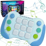 WOOPIE Elektroniline Osklemise M&auml;ng Pop-It Fidget Toy Gamepad Sinine