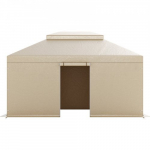 Paviljoni kate, 3.66x4.87 m, beež, PE ilmastikukindel kate