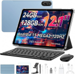 Tahvelarvuti Blackview Mega 2 12" 2K FHD+,24GB+128GB,4G LTE 5G WiFi,Gemini AI,9000mAh/Android 15/Widevine L1 - Sinine