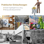 Ostuk&auml;ru 66x46x94,5cm, halli v&auml;rvi PROMO-TA10025GR