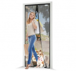 Joy2see magnetiline s&auml;&auml;sev&otilde;rk uksele 140x215 cm, must