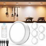 Laetavad USB LED-valgustid kaugjuhtimispuldiga, 6 tk