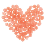 Helendavad fluorestseeruvad kivikesed, oranžid, 100 tk.