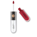Huulepulk ja huulel&auml;ige Kiko Milano Unlimited Double Touch, 108 Satin Currant Red, 6 ml