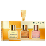 NUXE Huile Prodigieuse mitmeotstarbeline &otilde;likomplekt n&auml;ole, kehale ja juustele, 3 &times; 10 ml