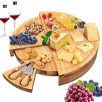 Tapaselaud - juustunoadega - bambusest - &oslash; 38 cm
