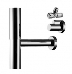 Hansgrohe Flowstar pudelikujuline sifoon valamule, kroom
