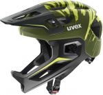 Laste jalgratturi kiiver Uvex React Jr Fullface, roheline