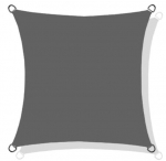 Varikatus, veekindel, nailon, 3x3 m, hall