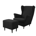 3tk/komplekt Elastne Pehme Tugitoolikate Komplekt Kodu Kontori Dekoratsiooniks, 22# Juoda