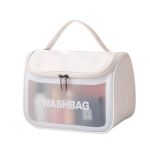 Kosmeetikakott ECARLA WASHBAG KS46B Valge Volditav Reisiorganiseerija