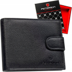 Meeste ehtsast nahast rahakott Peterson, must