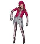 "PIRAATIDE SKELETON" (s&auml;rk korseti ja seelikuga, retuusid, bandana)