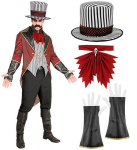"SINISTER RINGMASTER" (vestiga jakk, pealuum&uuml;ts, kindad, m&uuml;ts)