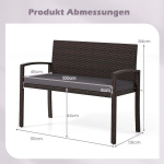 Aiapingi 56x110x84cm, pruun/tumedasti halli v&auml;rvi