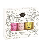 K&uuml;&uuml;nelakikomplekt Nailmatic Kids Magic Forest 3x8 ml veep&otilde;hine, mahakooritav