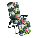 &Otilde;uetool Home4You lamamistool BADEN-BADEN tume lilleline, reguleeritav, polsterdatud