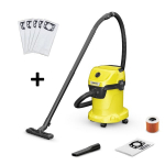 Tolmuimeja Karcher WD 3 + 5 tk MicroFleece tolmukotti