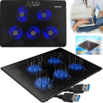 S&uuml;learvuti jahutusalus 12&ndash;17" LED valgustuse ja 5 ventilaatoriga