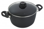 Pott Swiss Diamond XD6124iC 24 cm mittenakkuv klaasist kaanega 5,2 l