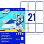Avery Economy sildid 63,5 x 38,1 mm, universaalsed