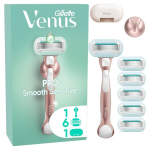 Gillette Venus Pro Smooth Sensitive Raseerija, 6 Vahetustera, Seinahoidik, Terade Hoidik