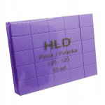 Poleerimisklotsid k&uuml;&uuml;ntele, 50 tk., #120/120, lilla