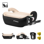 Tulano Cabby 30 beige-black turvatool 100-150 cm &ndash; i-Size turvalisus, 2in1 funktsioon