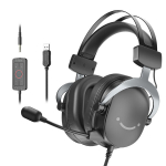 FIFINE H9C USB M&auml;nguk&otilde;rvaklapid Dobleeritud Peapaela ja Eemaldatava Mikrofoniga ning 7.1 Surround Heliga