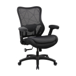 Kontoritool Home4you Demi ergonoomiline musta v&otilde;rguga, kiikemehhanism, 180 kg kandev&otilde;ime