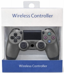 Juhtmevaba m&auml;ngupult DS4 W ProGrip Steel black &ndash; sobib PS4, PC, Android ja iOS seadmetele