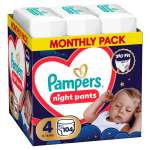 Pampers Night Pants P&uuml;ksm&auml;hkmed, Suurus 4, 104 tk