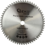 Ketassaag puidule 350mm 60 hammast t&auml;psete l&otilde;igete jaoks