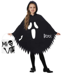 Pimedas Hiilgav Laste Kummituse Kost&uuml;&uuml;m Halloween M Must, M