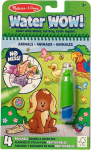 Veega v&auml;rvitav raamat Melissa & Doug Water Wow! Loomad, taaskasutatavad lehek&uuml;ljed, 4 v&auml;rvi