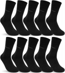 &Otilde;mblusteta puuvillased meeste sokid Occulto mustad, 10 paari, 43-46, 43-46