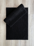Vannir&auml;tik Asir Kare must 50x70 puuvill 230 g/m&sup2;, 2-osaline komplekt