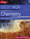 AQA A Level Chemistry Year 1 & AS Paper 2: Organic Chemistry and Relevant Physical Chemistry Topics