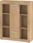 Kummut Meblocross Viki VIK-03 madal riiul, pruun, MDF