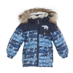 Huppa Poiste talvejope CONNOR, peacoat pattern/ peacoat, 92