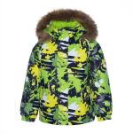 Huppa Poiste talvejope MARINEL, lime pattern, 98